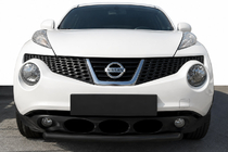 Nissan Juke 2010-2019 Front bull bar ST008-1 Black (stainless steel) photo 1