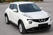 Nissan Juke 2010-2019 Front bull bar ST008-2 Black (stainless steel) photo 1