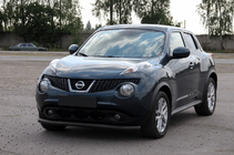 Nissan Juke 2010-2019 Front bull bar ST008-2 Black (stainless steel) photo 2