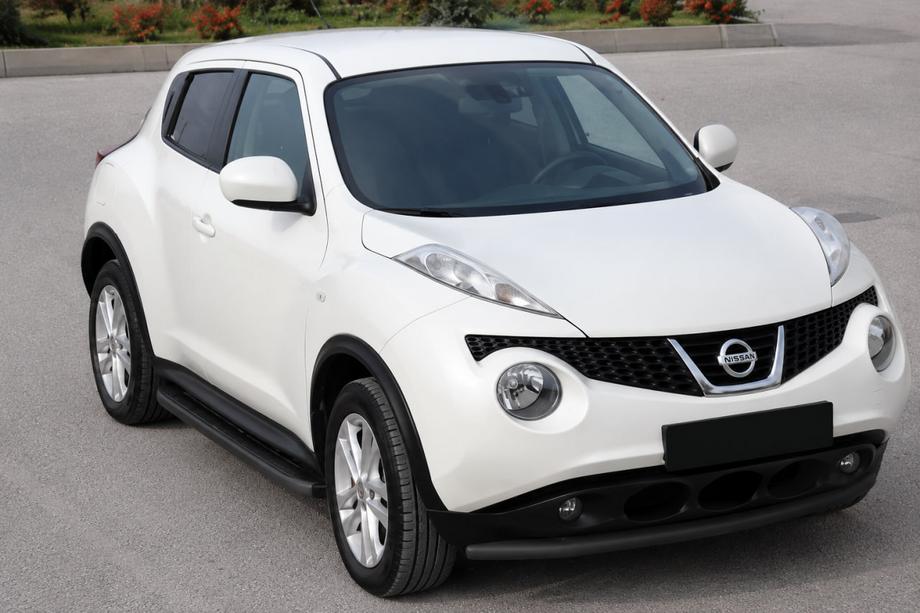 Nissan Juke 2010-2019 Front bull bar ST008-2 Black (stainless steel) Image