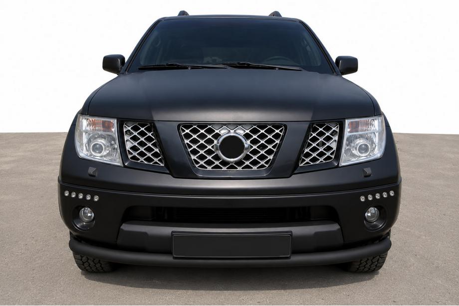 Nissan Pathfinder R51 2005-2014 Front bull bar ST008-2 Black (stainless steel) Image