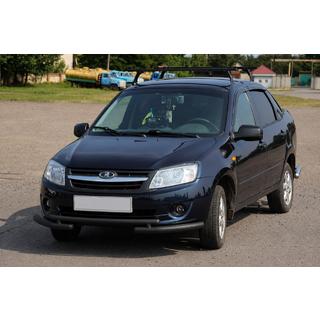 Front protection bar ST009-2 Black (stainless steel) photo 2