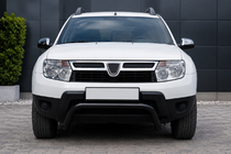 Dacia Duster 2008-2018 Front protection bar ST011 Black (stainless steel) photo 1
