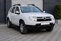 Dacia Duster 2008-2018 Front protection bar ST011 Black (stainless steel) photo 3