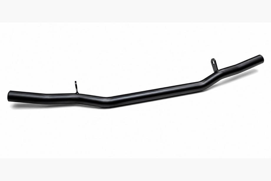 Mercedes Vito W639 2004-2014 Front bull bar ST011 Black (stainless steel) Image