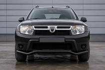 Dacia Duster 2008-2018 Front protection bar ST012 Black (stainless steel) photo 1