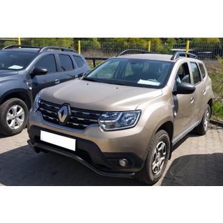 Front protection bar ST012 Black (stainless steel) Renault Duster 2008–2017 photo 2