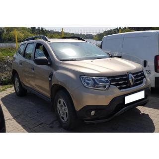 Front protection bar ST012 Black (stainless steel) Renault Duster 2008–2017 photo 3