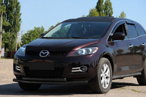 Mazda CX-7 2006-2012 Front Bumper Guard ST014 Black (Stainless Steel) photo 1