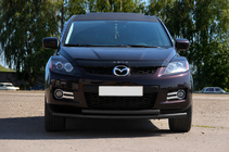 Mazda CX-7 2006-2012 Front Bumper Guard ST014 Black (Stainless Steel) photo 2