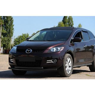 Front Bumper Guard ST014 Black (Stainless Steel) Mazda CX-7 2006-2012 photo 1