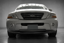 Kia Sorento I BL 2002-2009 Front Bumper Guard ST014 Black (Stainless Steel) photo 1