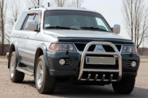 Mitsubishi Pajero Sport 1996-2007 Bull Bar QT007 (Stainless Steel) photo 2