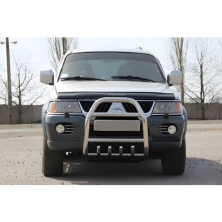 Bull Bar QT007 (Stainless Steel) Mitsubishi Pajero Sport 1996-2007 photo 1
