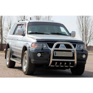 Bull Bar QT007 (Stainless Steel) Mitsubishi Pajero Sport 1996-2007 photo 2