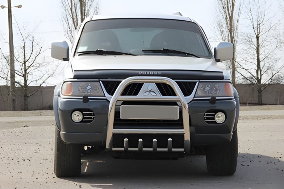 Mitsubishi Pajero Sport 1996-2007 Bull Bar QT007 (Stainless Steel) Image