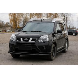 Front bull bar ST014 Black (stainless steel) photo 1