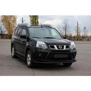 Front bull bar ST014 Black (stainless steel) photo 2
