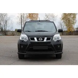 Front bull bar ST014 Black (stainless steel) photo 3