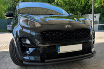 Kia Sportage 2015-2021 Front bull bar ST014 Black (stainless steel) photo 1