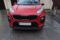 Kia Sportage 2015-2021 Front bull bar ST014 Black (stainless steel) photo 2