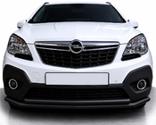 Opel Mokka 2012-2021 Front bull bar ST014 Black (stainless steel) photo 1