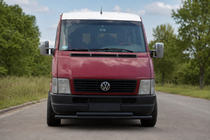 Volkswagen LT 1995-2006 Front bull bar ST014 Black (stainless steel) photo 1