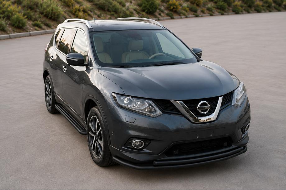 Nissan X-trail T32/Rogue 2014-2021 Front bull bar ST014 Black (stainless steel) Image