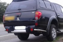 Mitsubishi L200 2006-2015 Rear Corner Bars AK003 (2 pcs, stainless steel) photo 3