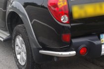 Mitsubishi L200 2006-2015 Rear Corner Bars AK003 (2 pcs, stainless steel) photo 1