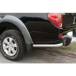 Rear Corner Bars AK003 (2 pcs, stainless steel) Mitsubishi L200 2006-2015 photo 2