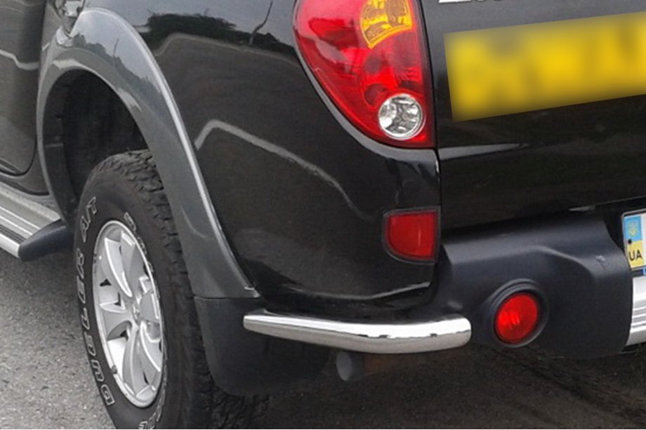 Mitsubishi L200 2006-2015 Rear Corner Bars AK003 (2 pcs, stainless steel) Image