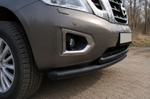 Toyota Rav 4 2013-2018 Front bull bar ST014 Black (stainless steel) photo 1