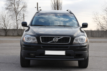 Volvo XC90 2002-2014 Front bull bar ST014 Black (stainless steel) photo 1