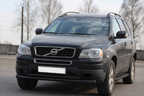 Volvo XC90 2002-2014 Front bull bar ST014 Black (stainless steel) photo 2