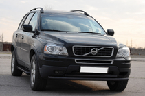 Volvo XC90 2002-2014 Front bull bar ST014 Black (stainless steel) photo 3