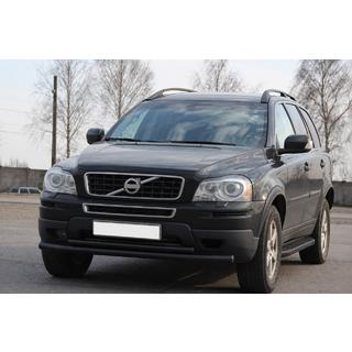 Front bull bar ST014 Black (stainless steel) Volvo XC90 2002-2014 photo 2