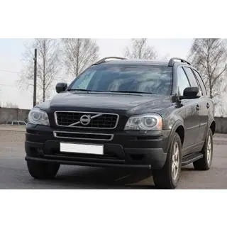 Front bull bar ST014 Black (stainless steel) Volvo XC90 2002-2014 photo 2