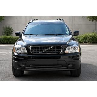 Front bull bar ST014-2 Black (stainless steel) Volvo XC90 2002-2014 photo 1