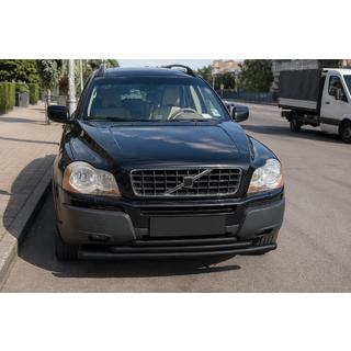 Front bull bar ST014-2 Black (stainless steel) Volvo XC90 2002-2014 photo 2