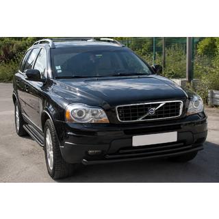Front bull bar ST014-2 Black (stainless steel) Volvo XC90 2002-2014 photo 3