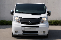 Opel Vivaro 2001–2015 Front bull bar ST014/2 Black (stainless steel) photo 1