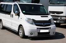 Opel Vivaro 2001–2015 Front bull bar ST014/2 Black (stainless steel) photo 2