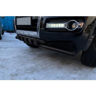 Front bull bar ST015 Black (stainless steel) photo 3