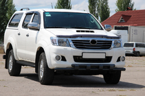 Toyota Hilux 2006-2015 Front bull bar ST015 Black (stainless steel) photo 3