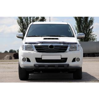 Front bull bar ST015 Black (stainless steel) Toyota Hilux 2006-2015 photo 1