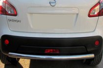Nissan Qashqai 2007-2010 Rear bar straight (stainless steel) photo 1