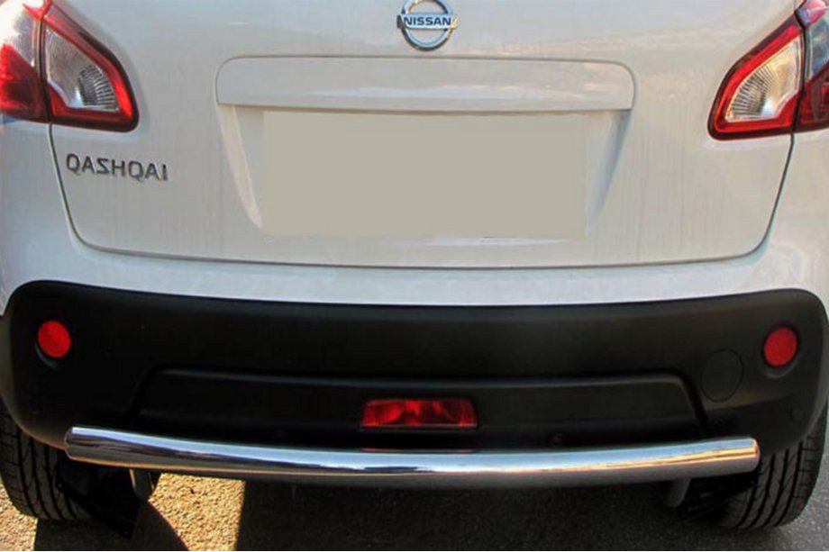 Nissan Qashqai 2007-2010 Rear bar straight (stainless steel) Image