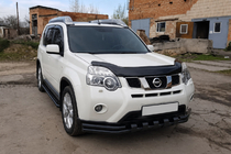 Nissan X-trail T31 2007-2014 Front bull bar ST015 Black (stainless steel) photo 3