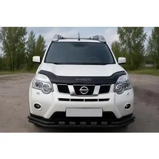 Front bull bar ST015 Black (stainless steel) photo 1